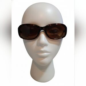 Vintage Tortoiseshell Oval Wrap Sunglasses 58mm